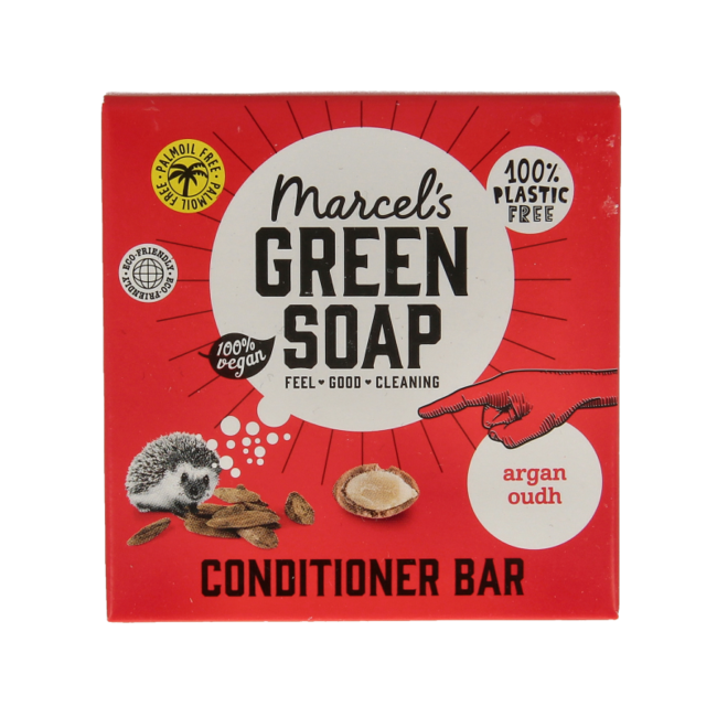 Marcel's Green Soap Acondicionador sólido argán y oudh 60 g
