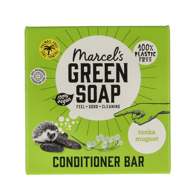 Marcel's Green Soap Conditioner bar tonka & muguet 60 Gram