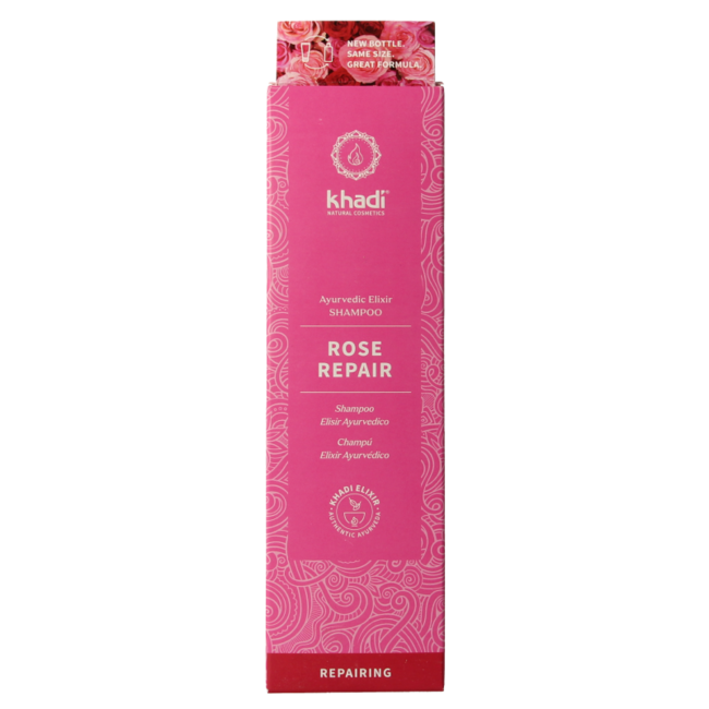 Khadi Ajurwedyjski eliksir szampon Rose Repair 200 Mililitrów