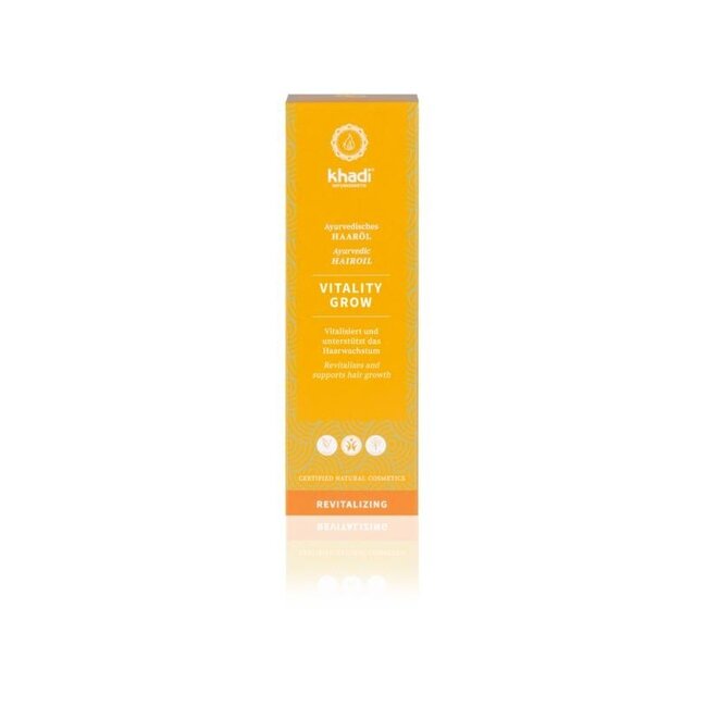 Huile capillaire ayurvédique Khadi Vitality Grow 50 ml