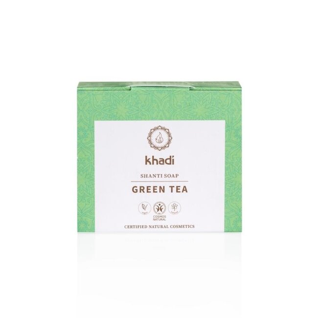 Jabón de té verde Khadi 100 g