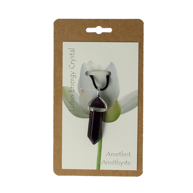 Steingut Energiekristall Amethyst 1 Stück