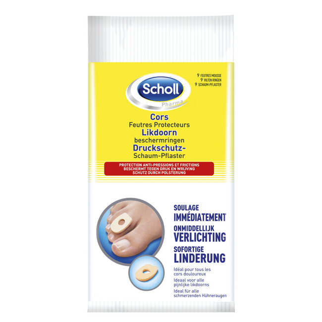 Scholl Protections pour cors 9 pièces