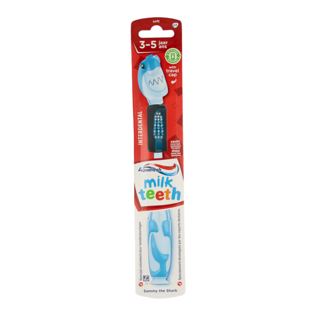 Aquafresh Tandenborstel melktanden soft 1 Stuks