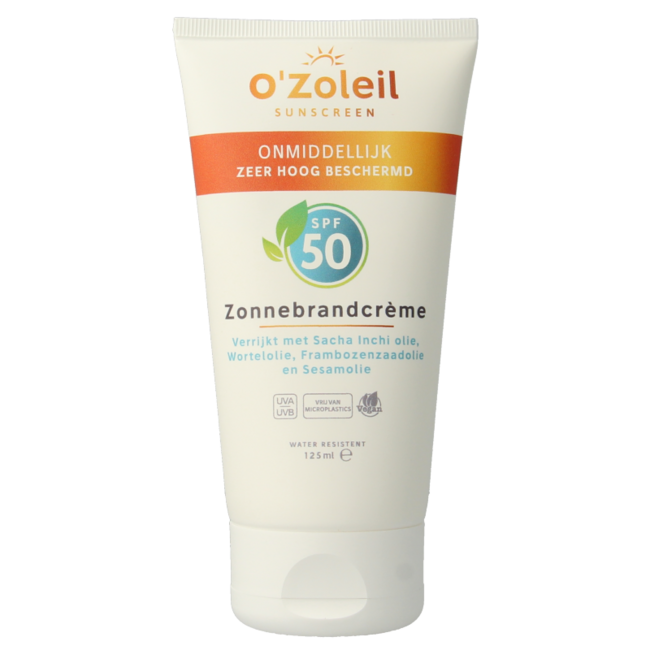 O' Zoleil Crème Solaire SPF50 125 Millilitres