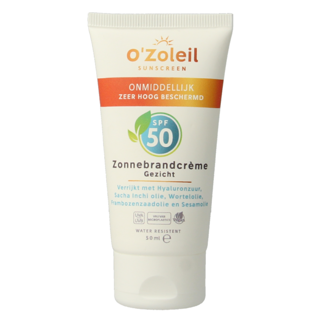 O' Zoleil Sonnencreme Gesicht LSF 50 50 Milliliter