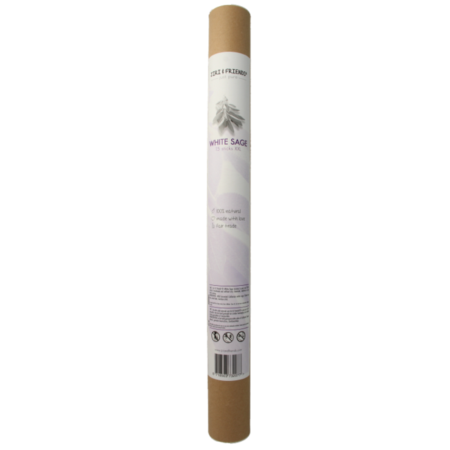 Jiri & Friends Wierook witte salie XXL sticks 15 Stuks