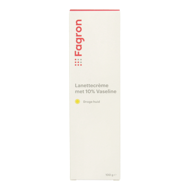 Fagron Crema Lanette con 10% de vaselina con caja 100 gramos