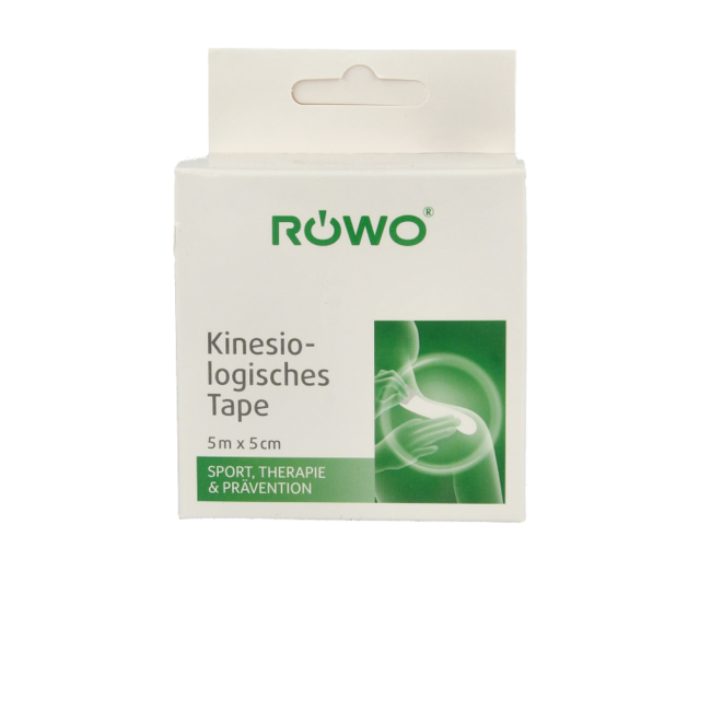 Rowo Kinesio-Tape schwarz 5cmx5m 1 Stück