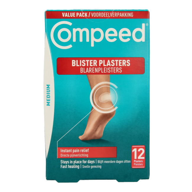 Blister Plaster Medium 12 Pieces