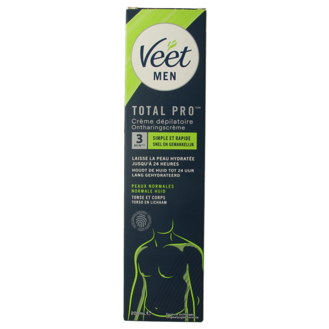 Krem do depilacji Veet For Men, skóra normalna, 200 mililitrów