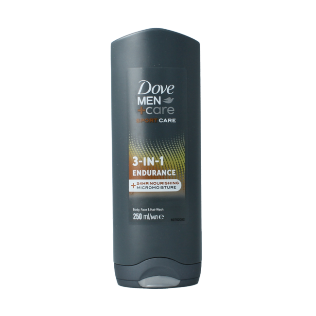 Dove Men+Care Sport Endurance Gel Douche 3-en-1 250 ml
