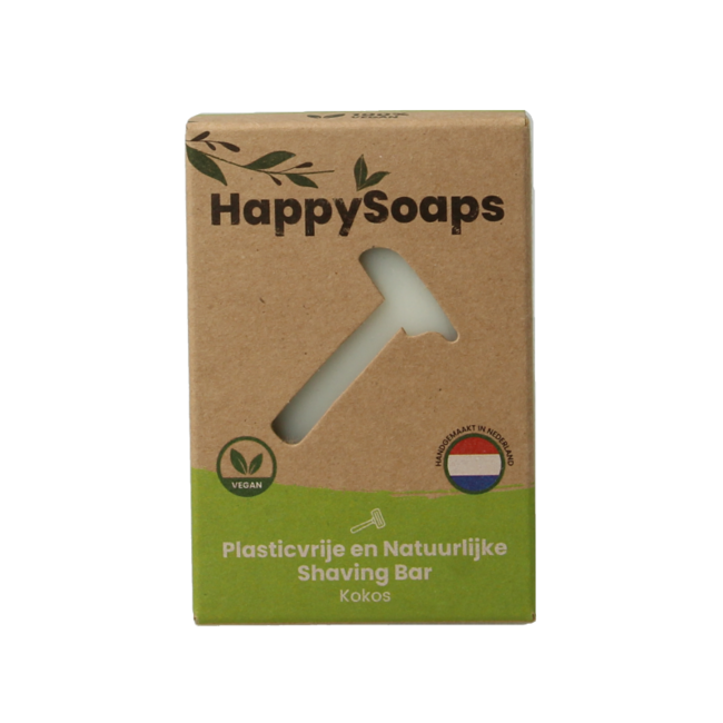 Happysoaps Panetto da Barba al Cocco 80 Grammi