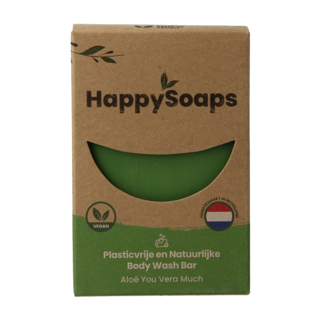 Happysoaps Body bar aloe you vera much 100 Gram