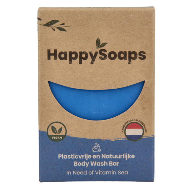 Kostka myjąca do ciała HappySoaps „Vitamin Sea” 100 g
