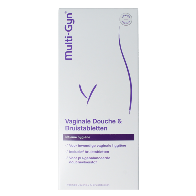 Douche vaginale et comprimés effervescents 1 Set