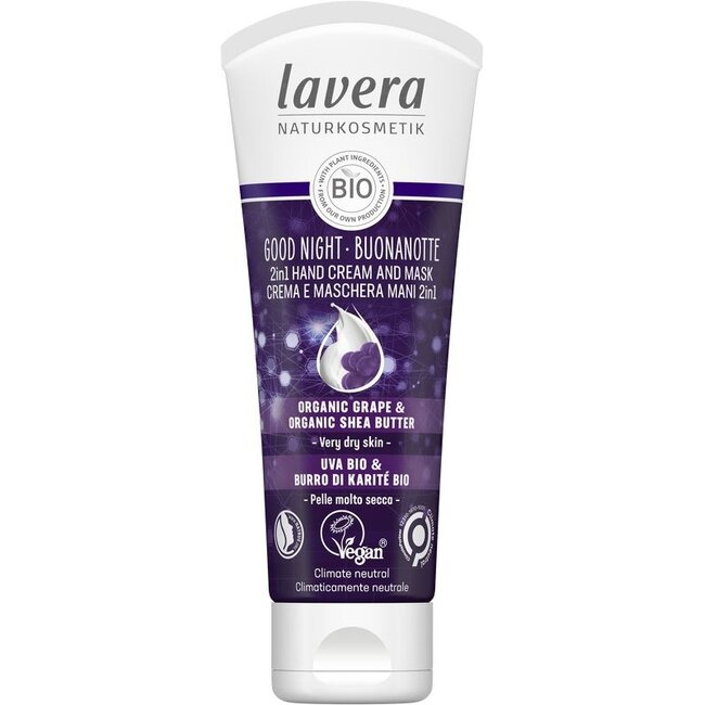 Crème mains & masque 2-en-1 Good Night bio 75 ml