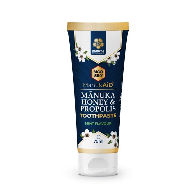 Zahnpasta mit Manuka Honig MGO 550+ 75 Milliliter