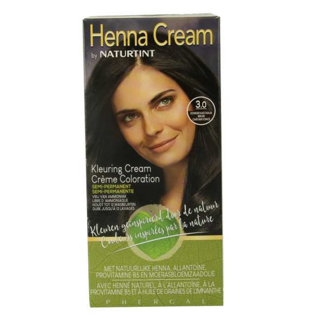 Naturtint Henna Cream 3.0 Châtain Foncé 110 ml