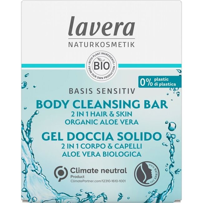 Lavera Basis Sensitiv mydło do mycia ciała 2w1 bio 50 gramów
