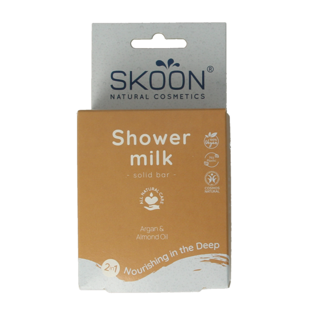Solid shower milk nourishing into the deep 2-in-1 90 Gram