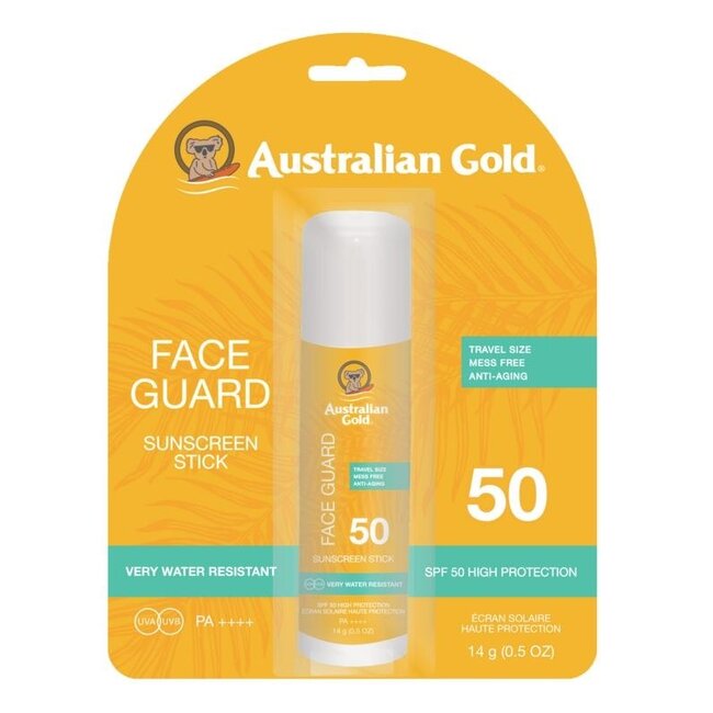 Australian Gold Face Guard Stick LSF 50, 46 Gramm