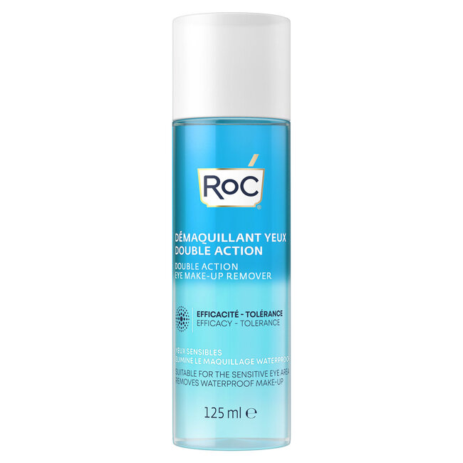 ROC Double action eye makeup remover 125 Milliliter