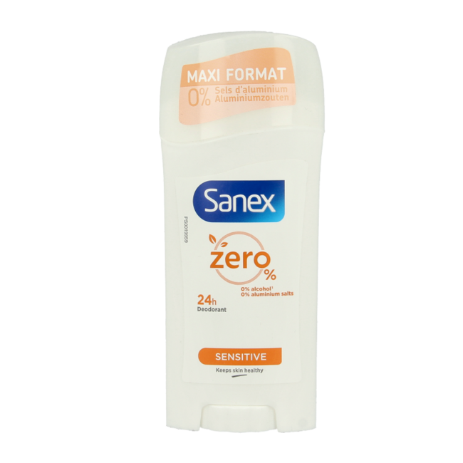 Sztyft dezodorujący Sanex Zero % Sensitive 65 mililitrów