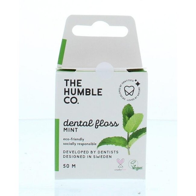 The Humble Co Fil dentaire menthe fraîche 50 mètres 1 pièce