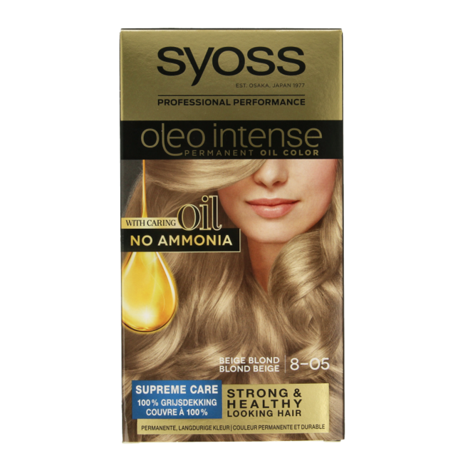 Tinte de pelo Syoss Color Oleo Intense 8-05 rubio beige 1 set