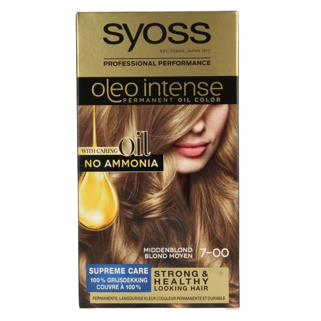 Syoss Colorazione Oleo Intense 7-00 Biondo Medio 1 Set