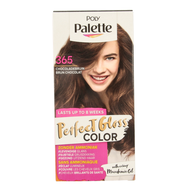 Poly Palette Haarverf 365 pure chocolade  1 Set