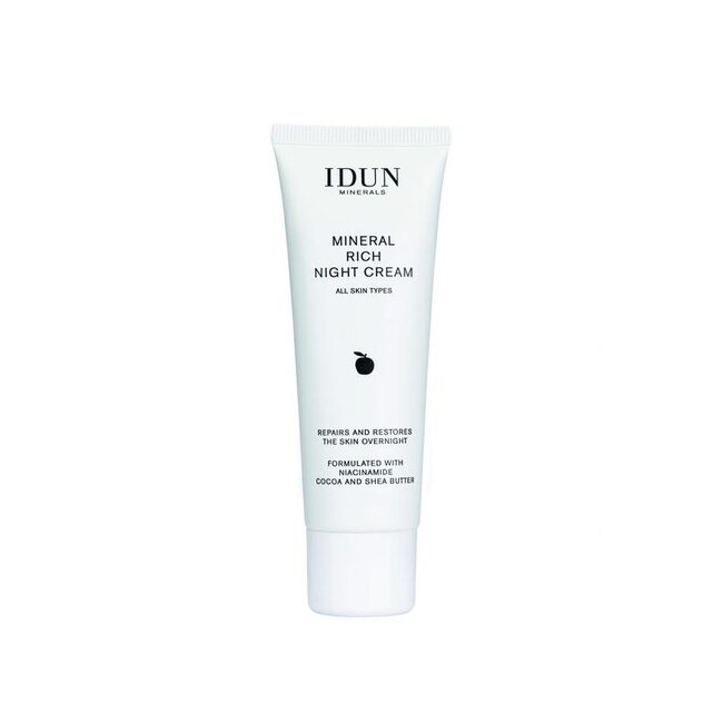 Idun Minerals Crème de nuit riche en minéraux 50 ml