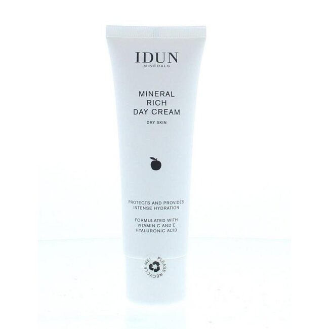 Idun Minerals Crème de jour riche en minéraux peaux sèches 50 ml
