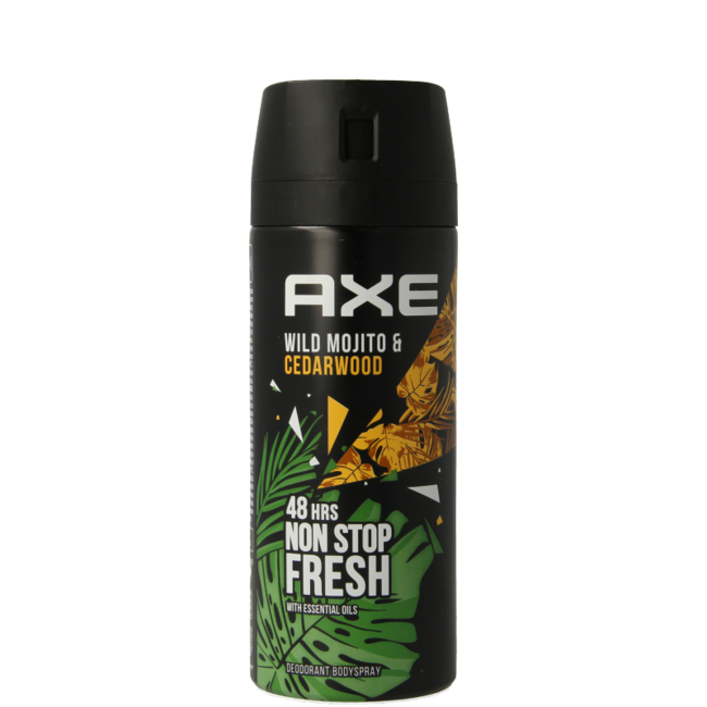 AXE Déodorant bodyspray wild mojito & cedarwood 150 ml