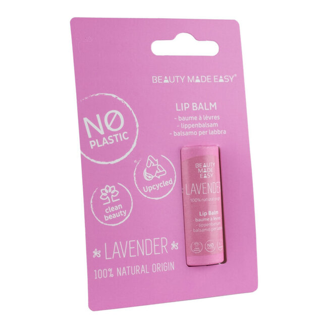 Beauty Made Easy Papertube Lavender Lip Balm 6g