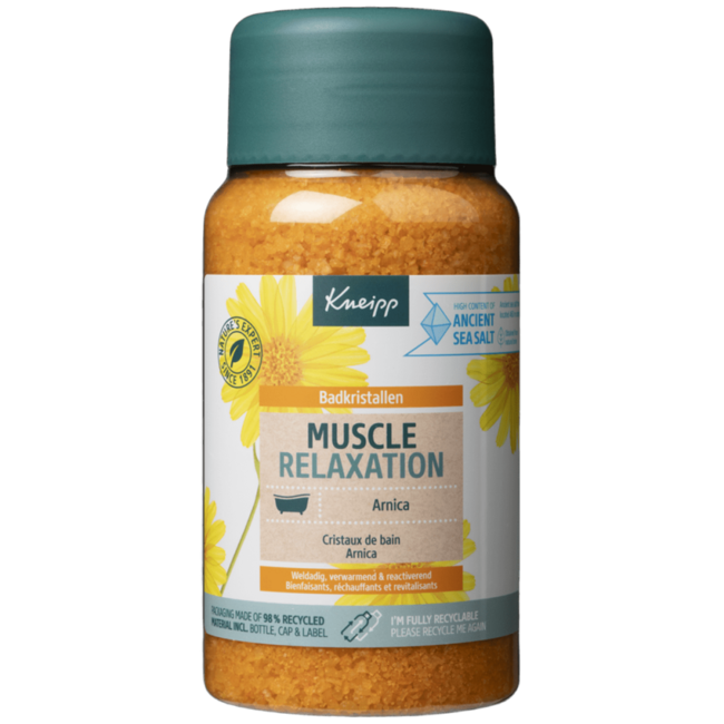 Cristaux de bain relaxation musculaire arnica 600 g