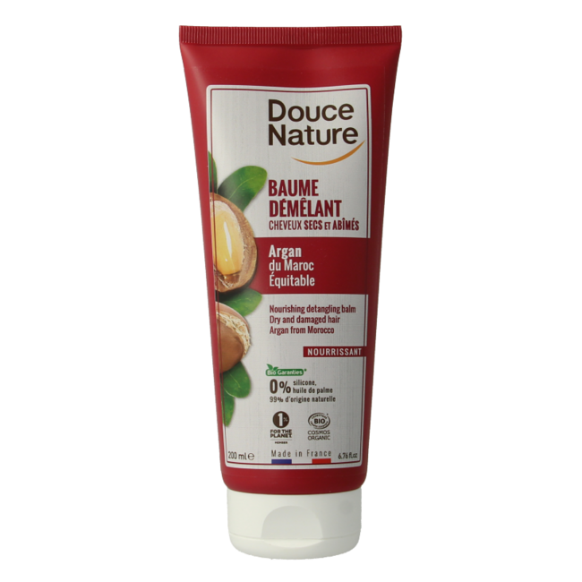 Organic argan oil conditioner for dry and damaged hair 200ml