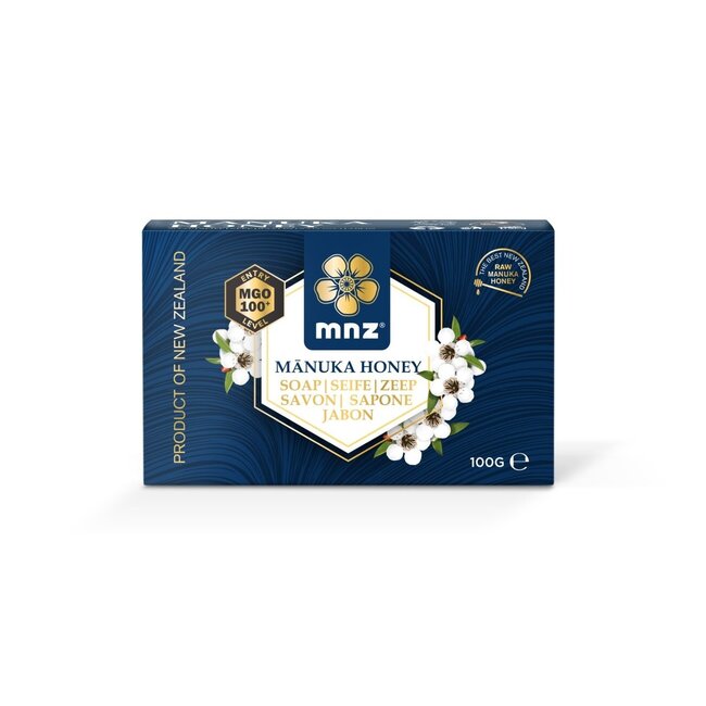 Jabón de Miel de Manuka MGO 100+ de Manuka New Zealand, 100 Gramos