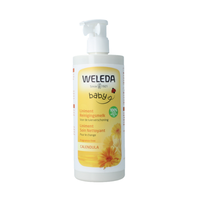 Latte detergente linimento alla Calendula Weleda vegano 400 Millilitri
