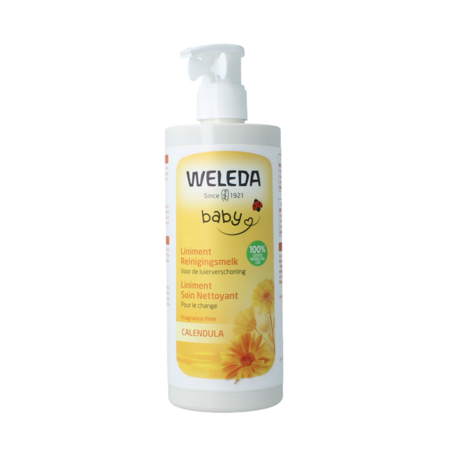 Weleda Calendula Liniment Reinigungsmilch vegan 400 Milliliter