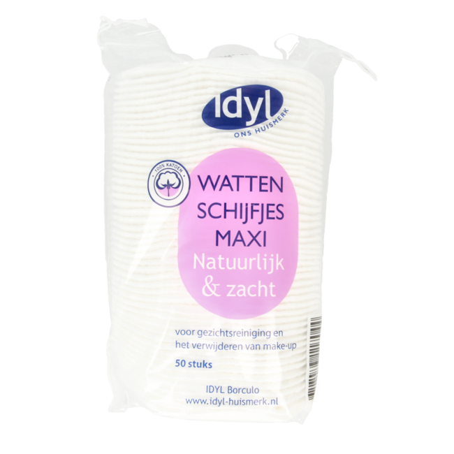 Maxi cotton pads 50 pieces