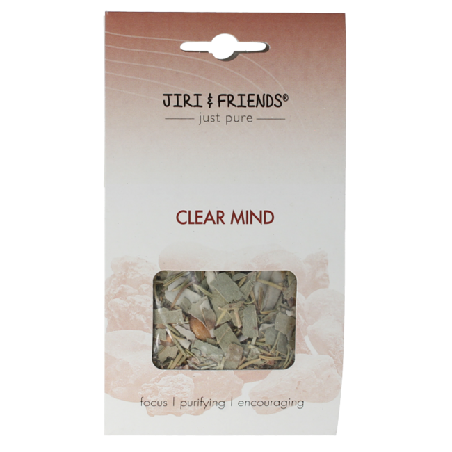 Jiri & Friends Resin Incense Clear Mind 30g