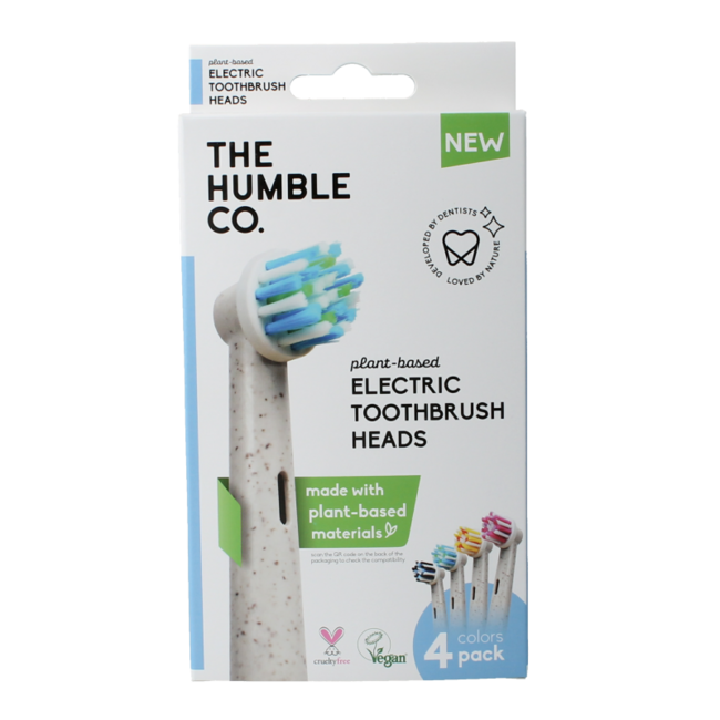 Roślinne końcówki do szczoteczki (4 sztuki)