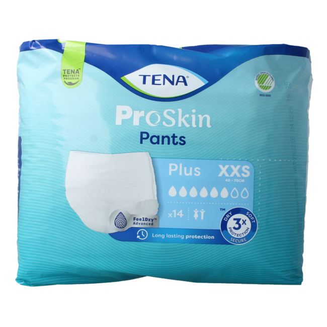 Tena Proskin Pants Plus XXS 14 Pezzi