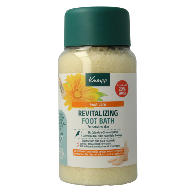Kneipp Foot Care Vitalising Foot Bath Crystals Calendula & Orange 600g
