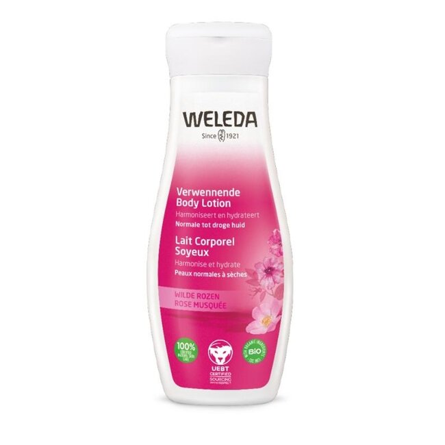 Weleda Pielęgnacyjny balsam do ciała z dziką różą 200 mililitrów
