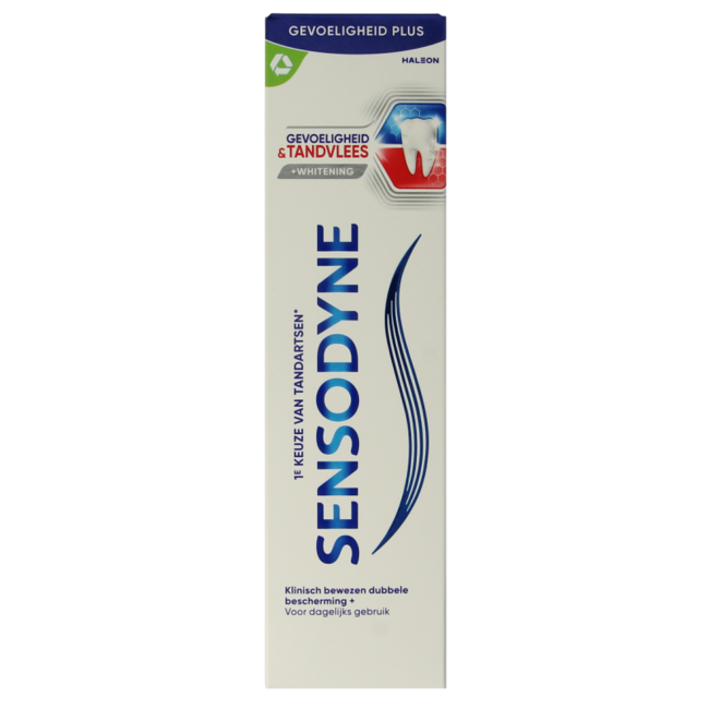 Sensodyne Dentifrice sensibilité & gencives blancheur 75 ml