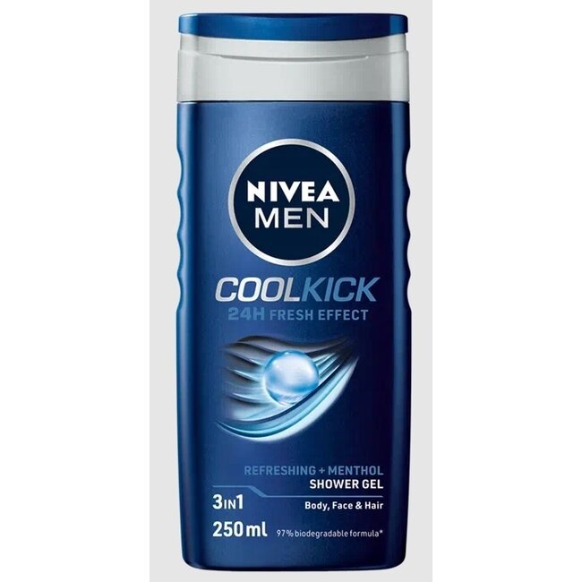 Nivea Men Cool Kick shower gel 250ml
