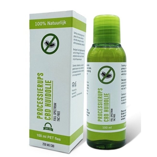 CannaCans CBD Huidolie processierups 100 Milliliter